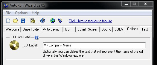 USB disk or CD Drive Label