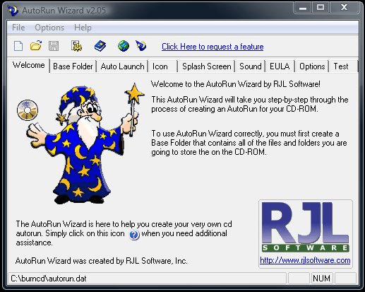 AutoRun Wizard Screenshot 482 Screenshot 482 of AutoRun Wizard interface and features
