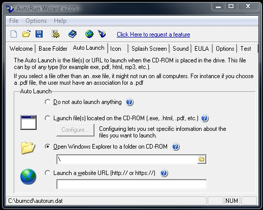 AutoRun Wizard Screenshot 484 Screenshot 484 of AutoRun Wizard interface and features