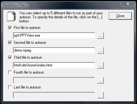 AutoRun Wizard Screenshot 615 Screenshot 615 of AutoRun Wizard interface and features