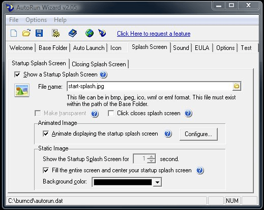 AutoRun Wizard Screenshot 619 Screenshot 619 of AutoRun Wizard interface and features