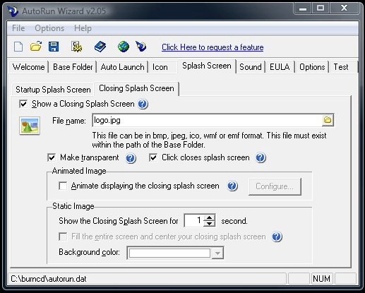 AutoRun Wizard Screenshot 620 Screenshot 620 of AutoRun Wizard interface and features