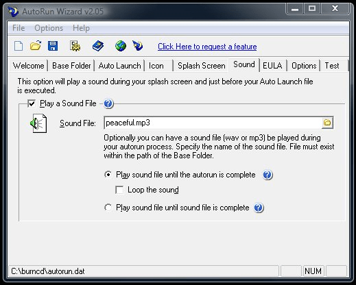 AutoRun Wizard Screenshot 622 Screenshot 622 of AutoRun Wizard interface and features